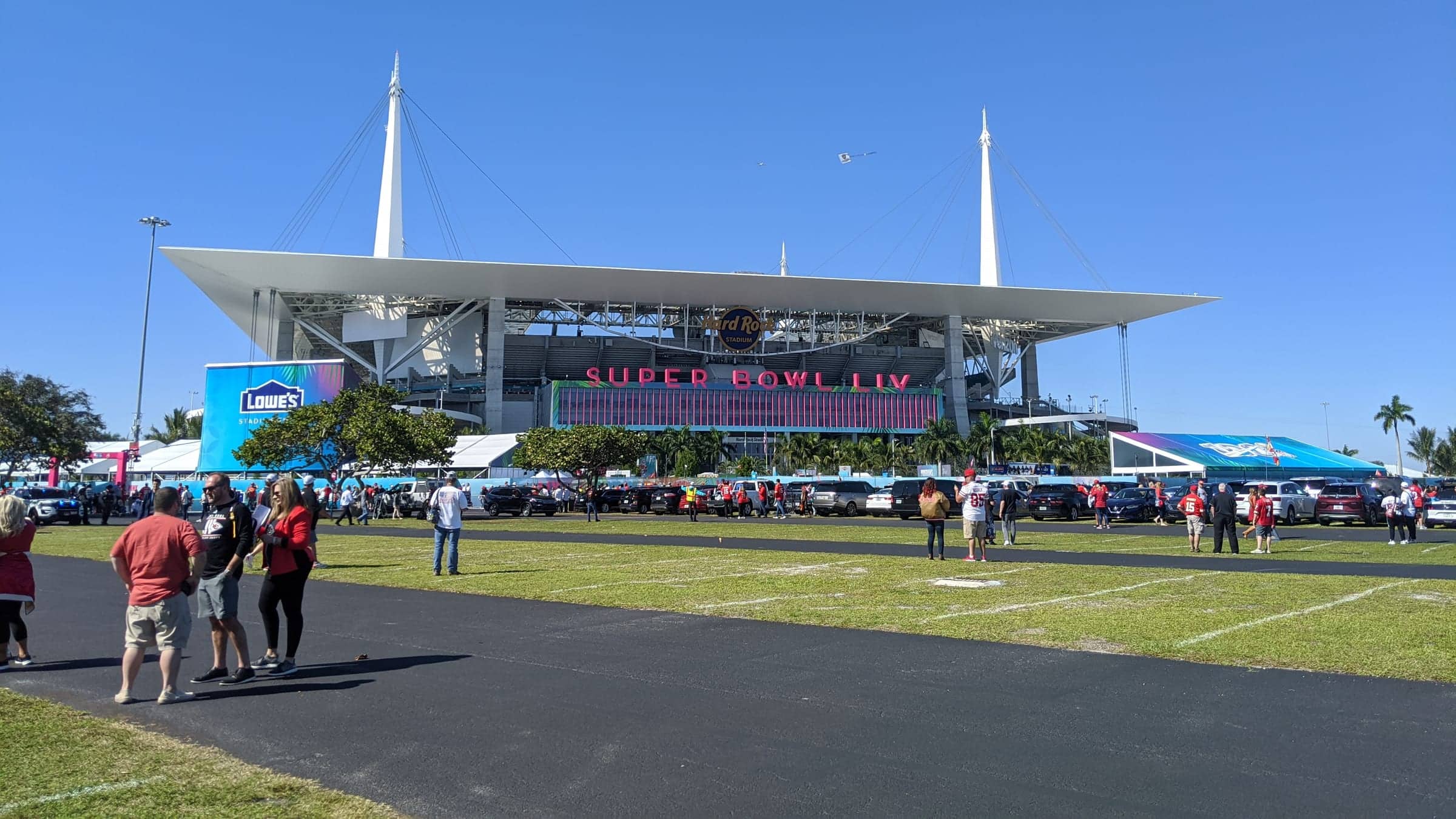 Hard Rock Stadium in Miami Gardens before the France vs England World Cup 2026 third-place match