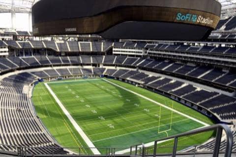 SoFi Stadium in Los Angeles before a World Cup match as FIFA's June 2 squad confirmation date approaches.