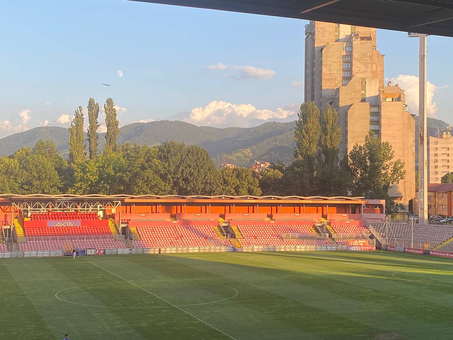 Bilino Polje Stadium in Zenica, a key venue in Bosnia and Herzegovina's route to World Cup 2026.