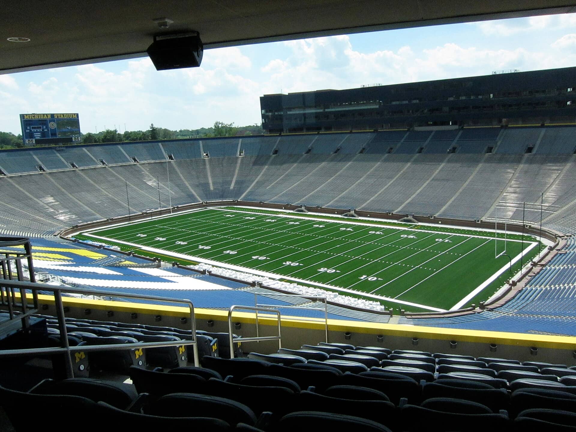 Premium stadium seating, matching a World Cup 2026 hospitality packages explainer.